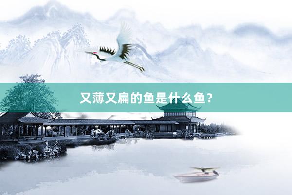 又薄又扁的鱼是什么鱼？